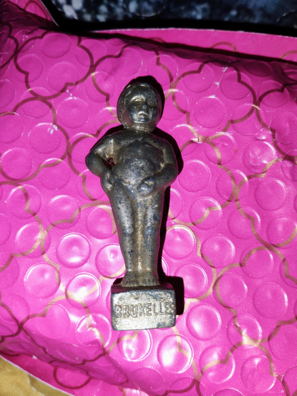 Bronze Toned Manneken Pis Figurine - Unbranded